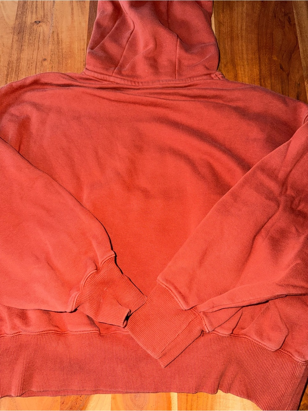 Nike Rust Red Pullover Hoodie - Picture 6 of 7
